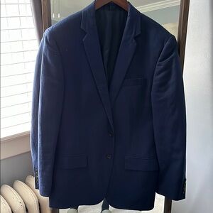 J. Crew Blue Sport Coat for a Sophisticated Look (Cotton-Linen Blend)